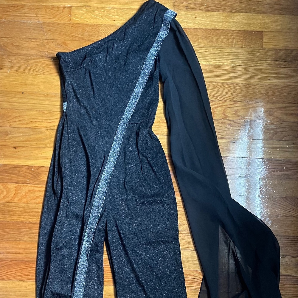 Caped Pants Jumpsuit